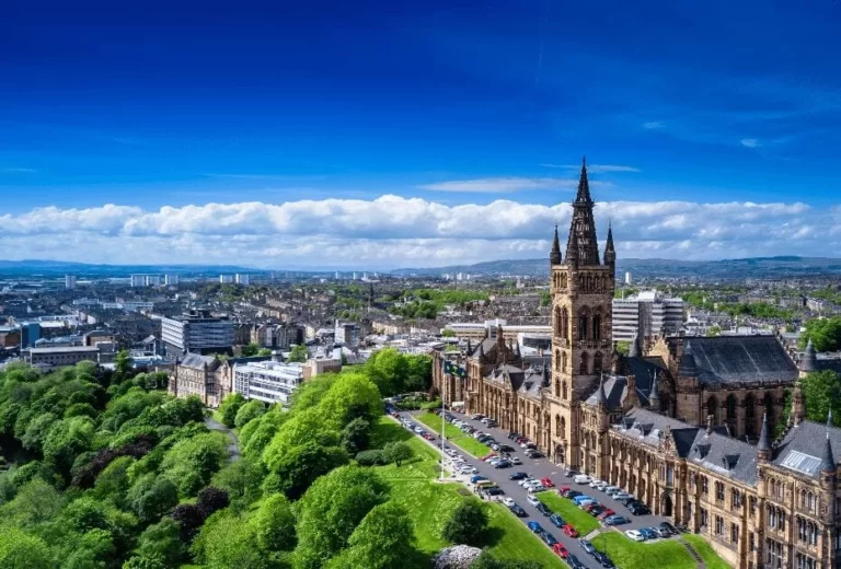 Aerial-view-of-Glasgow