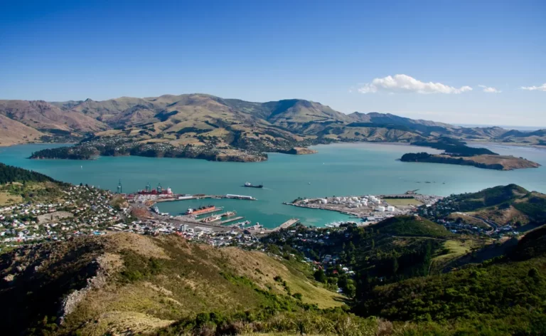 view-Christchurch-Lyttelton-Harbour-New-Zealand